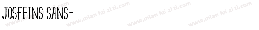 Josefins sans字体转换